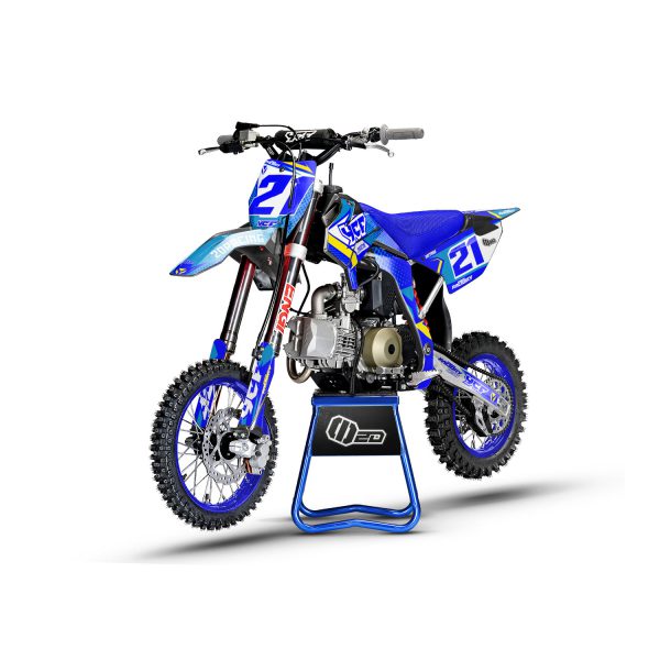 Motocross-stickerset – YCF – SM 150 – 2DR4 – BLAUW - Afbeelding 2