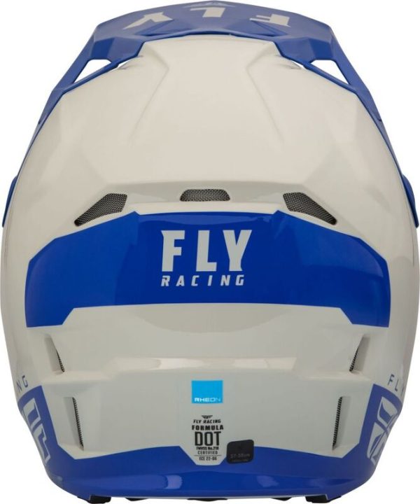 FLY RACING Formula CP Slant Helm - Grijs/Blauw - Afbeelding 2