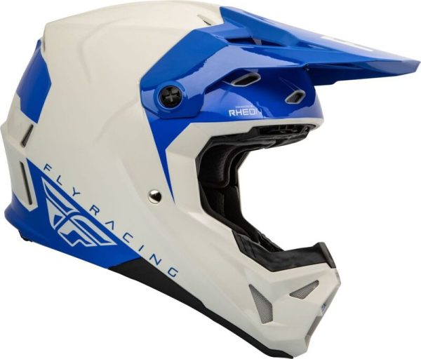 FLY RACING Formula CP Slant Helm - Grijs/Blauw - Afbeelding 4