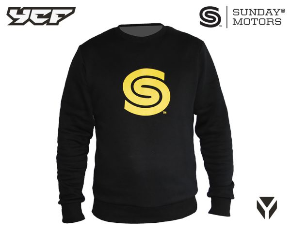 Sweatshirt Sunday Logo Zwart