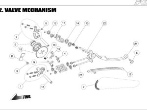Kleppen mechanisme 190 FD 4 speed