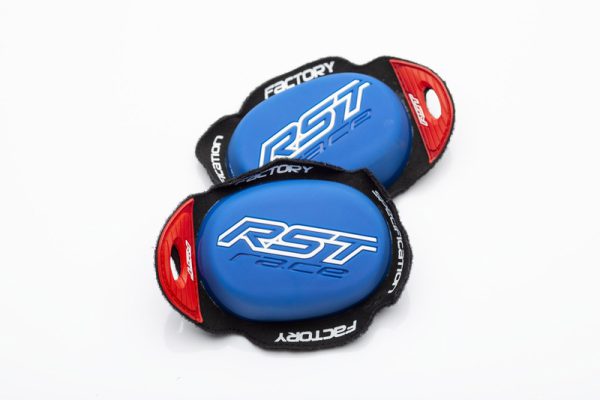 RST Factory Reverse Velcro Knee Sliders Blauw