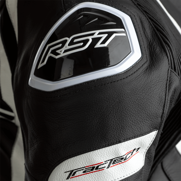 RST Tractech EVO 4 Youth CE Leather Suit - Black/White - Afbeelding 3