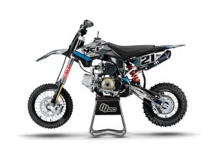 Motocross-stickerset – YCF – 88 – 2DR4 – GRIJS