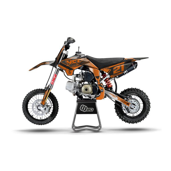 Motocross-stickerset – YCF – SM 125 – 2DR4 – ORANJE