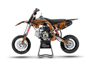 Motocross-stickerset – YCF – 88 – 2DR4 – ORANJE