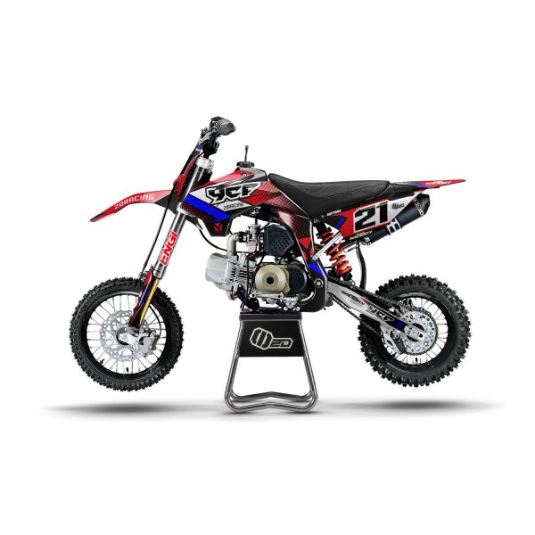 Motocross-stickerset – YCF – SM 125 – 2DR4 – ROOD