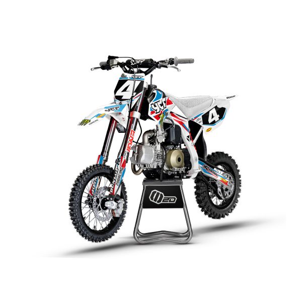Motocross-stickerset – YCF – SM 125 – 2DR6 – WIT - Afbeelding 2