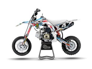 Motocross-stickerset – YCF – 88 – 2DR6 – WIT