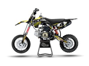 Motocross-stickerset – YCF – SM 125 – 2DR6 – GEEL