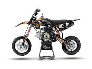 Motocross-stickerset – YCF – SM 125 – 2DR6 – ORANJE