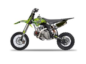Motocross-stickerset – YCF – 88 – SKULL GREEN