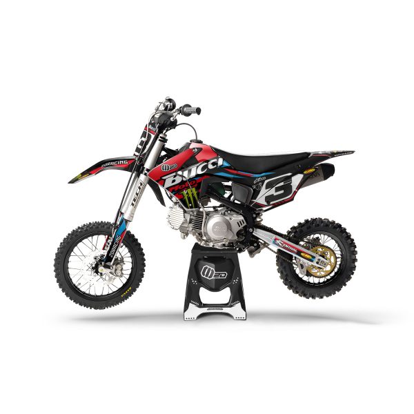 Motocross-stickerset – BUCCI – BR1-F15-F20 – 2DR6 – ROOD