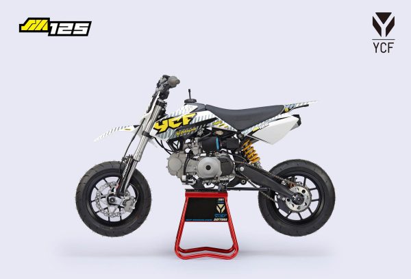 SUPERMOTO YCF 125 WIT GEEL - Afbeelding 3