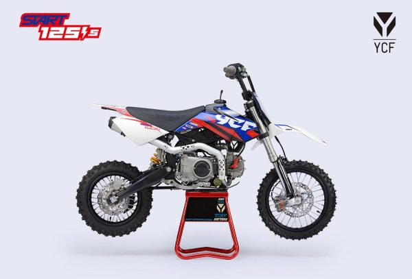 YCF START 125SE blauw rood - Afbeelding 2
