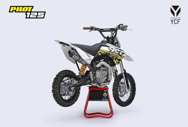 YCF PILOT 125 WIT GEEL - Afbeelding 4