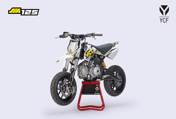 SUPERMOTO YCF 125 WIT GEEL - Afbeelding 5