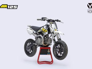 SUPERMOTO YCF 125 WIT GEEL